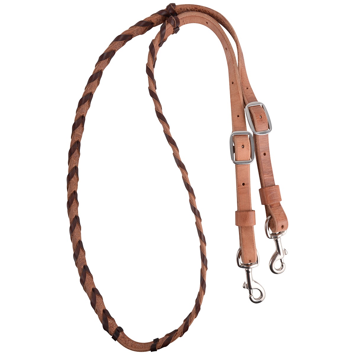 Barrel Reins Laced, Barrel Racing Reins, Leather Reins, Laced Barrel