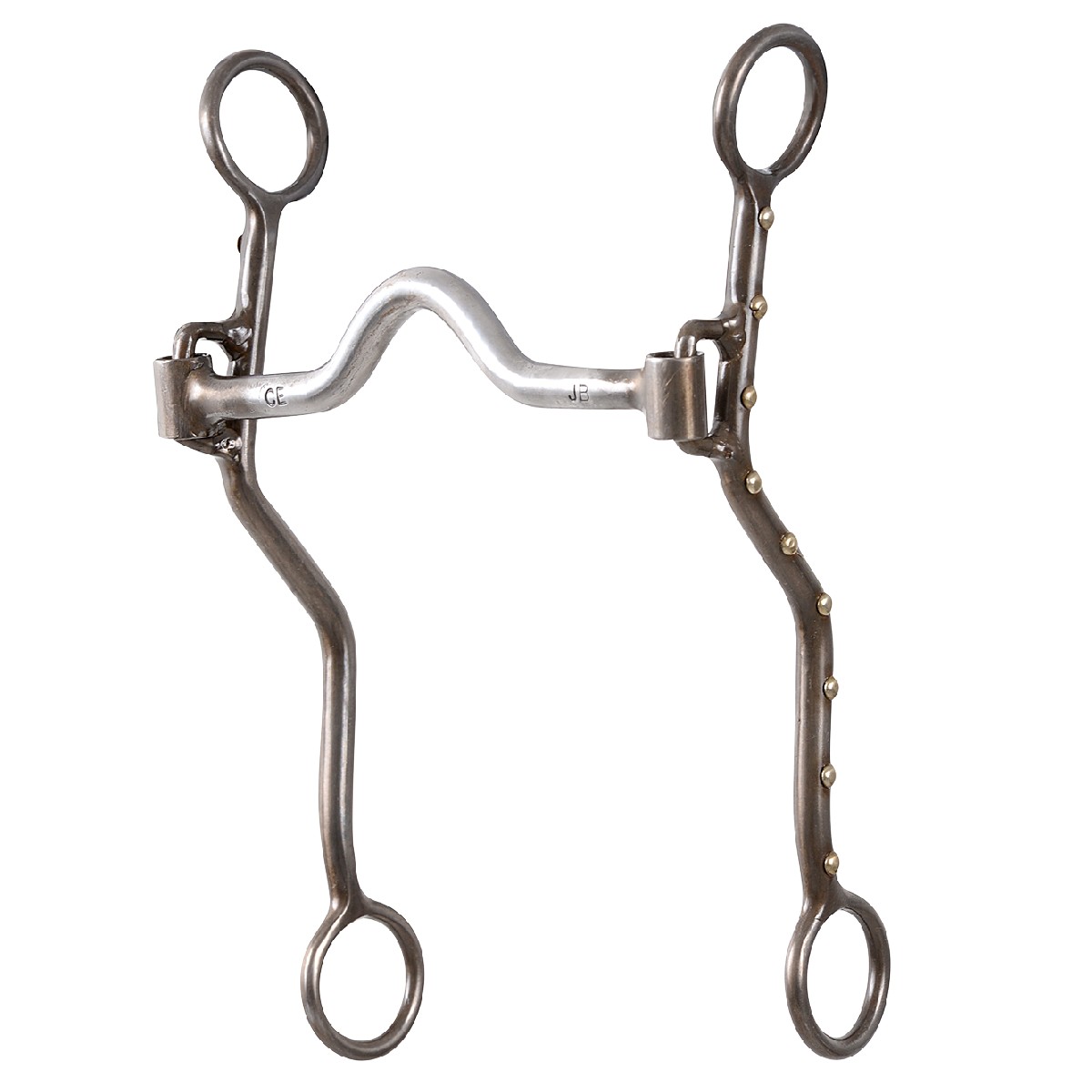 Joe Beaver Loose Cheek Shank Roping Bit with Low Port