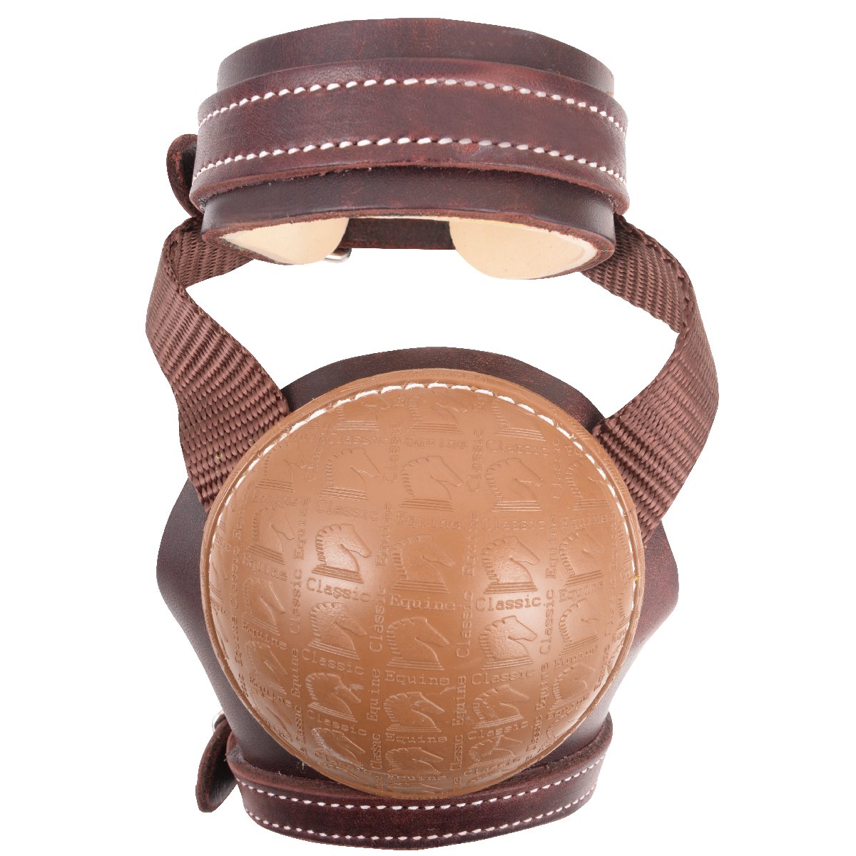 Leather Skid Boots Nylon Straps