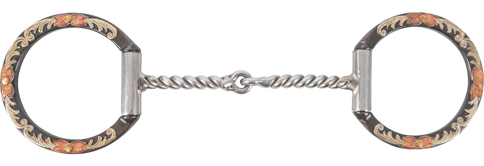 Floral Scroll Tool Box D Ring Bit with Twisted Wire