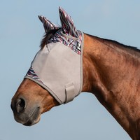 Cashel Crusader Masque anti-mouches Mule standard avec oreilles (gris, mule arabe) : Cashel Company